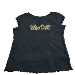 Kavio Girl WhoDat shirt 3T Saints